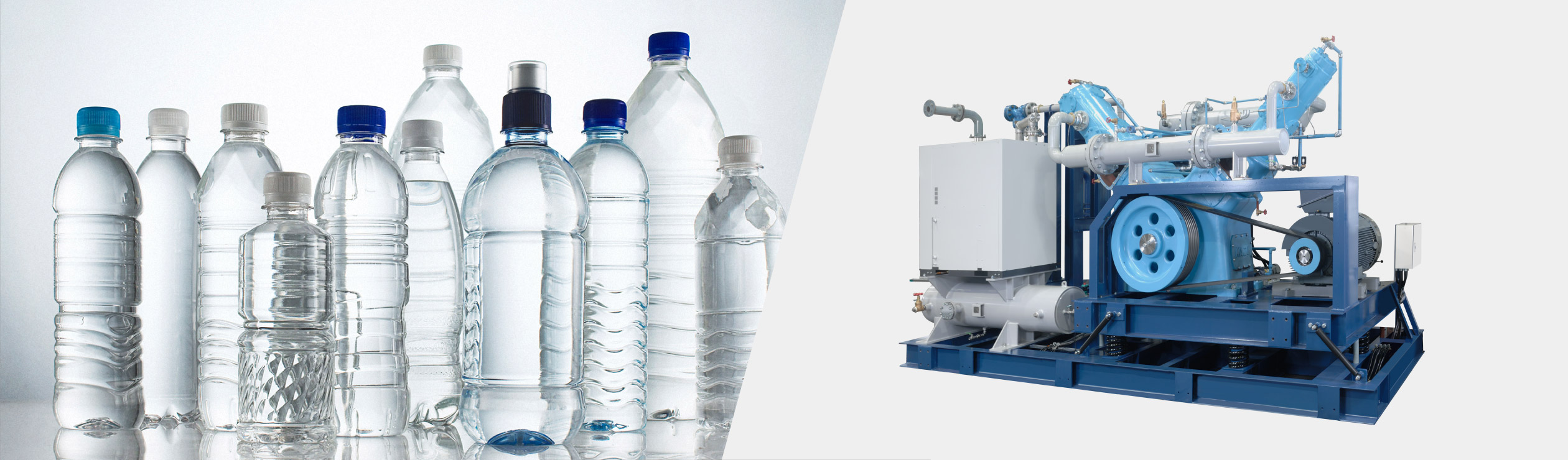 Compressors for PET bottle molding