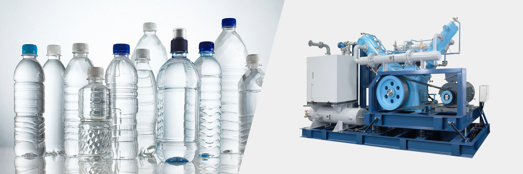 Compressors for PET bottle molding