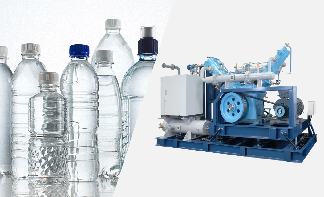 Compressors for PET bottle molding